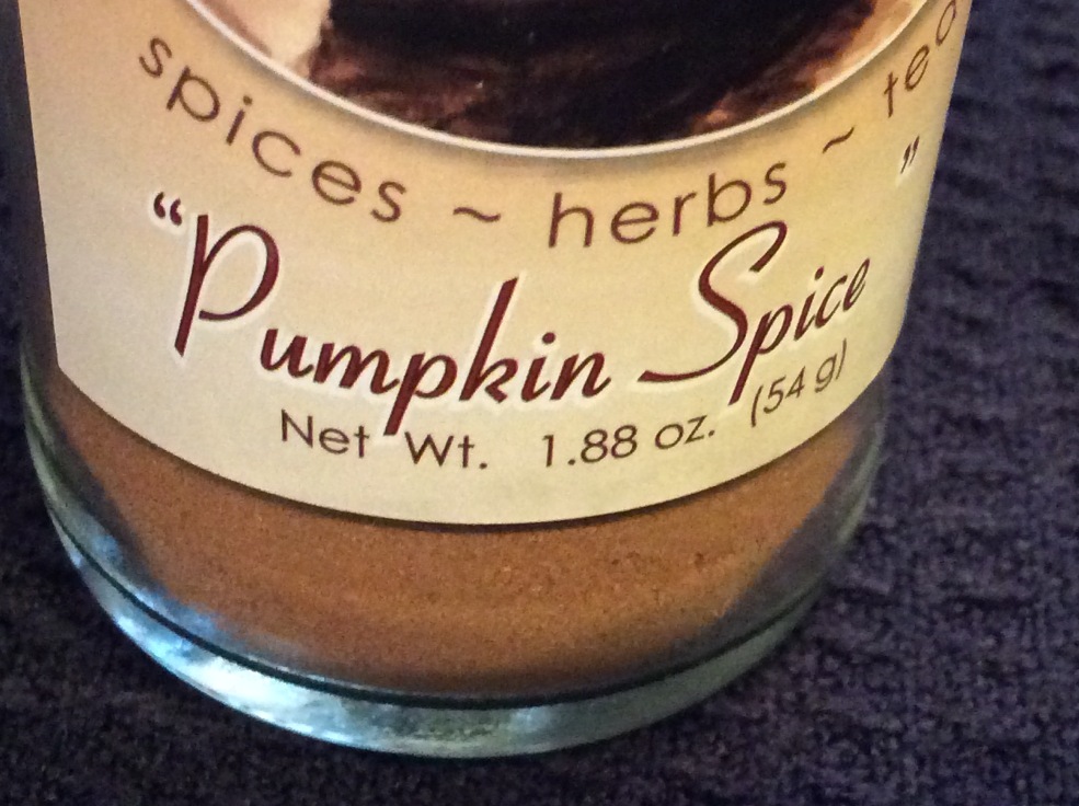 Pumpkin Pie Spice name jar